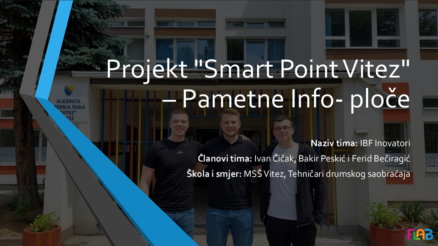 IBF Inovatori​- Projekt "Smart Point Vitez" -pametne info polče- - Image 1
